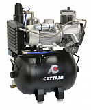 Компрессор Cattani для cad/cam систем 165 л/мин при 8 атмосфер, ресивер 45 л.